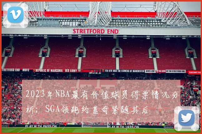 2023年NBA最有价值球员得票情况分析：SGA领跑约基奇紧随其后